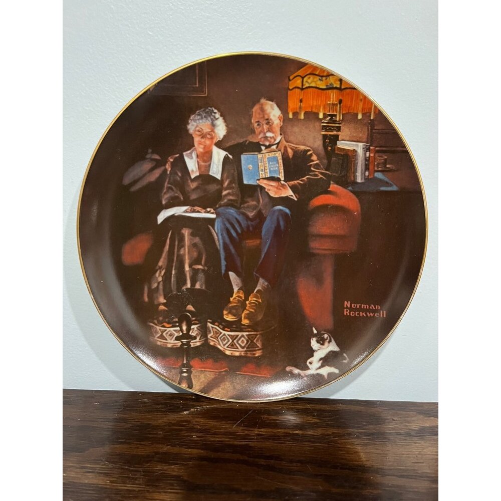 Lot of 5 Norman Rockwell Knowles Collector Plates Limited Editions